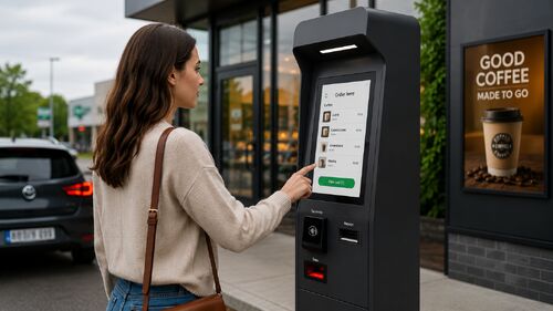 Neueste Unternehmenslösungen zu Selbstbedienungs-Einzelhandelskioske im Freien mit eingebetteten Touch-Monitoren: robust, reaktionsschnell und zuverlässig