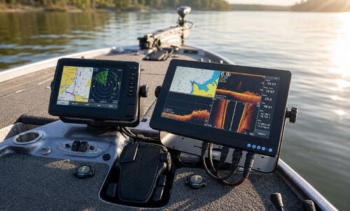 Neueste Unternehmenslösungen zu Industrielles Marine-Display als Garmin-Spiegelbildschirm: IP67-Wasserdichtigkeit für Helm-Setups