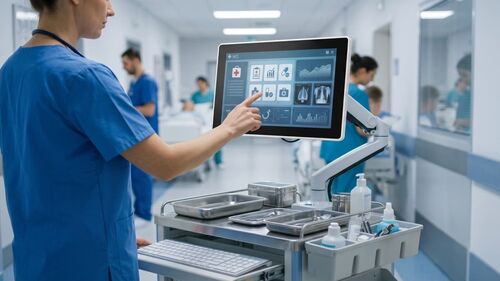 Neueste Unternehmenslösungen zu Kapazitive Touch-All-in-One-PCs: Hygienische Computer für Krankenhausarbeitsplätze