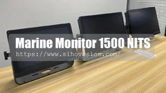 Marine-LCD-Monitor 1500 NITS IP67 wasserdicht mit Touchscreen