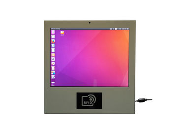 Guter Preis 15 Zoll-Touch Screen Computer-weißer Farbmetallkasten RFID mit Kamera Bluetooth online