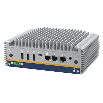 Guter Preis Hochleistungs-Ventilatorlos-Embedded Industrial Mini PC DDR5 M.2 2280 3*Intel i226-V, unterstützt Quad-Display online