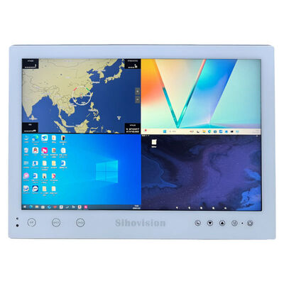 Guter Preis 17 Zoll wasserdichtes Touch-Monitor mit Auflösung 1920x1200 und 10-Punkt-Touch für industrielle und marine Anwendungen online