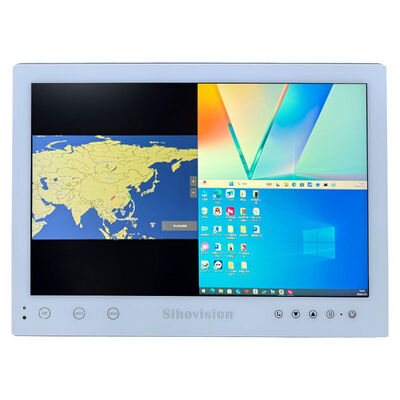Guter Preis 17-Zoll-Full IP67-Wasserdichtes Berührungsbildschirm mit 1500 Nits Helligkeit und Aluminiumlegierung Fanlos Design online