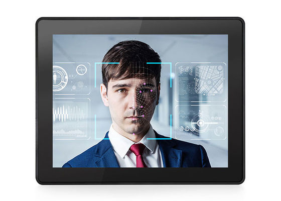 Guter Preis DC12V VGA 300cd/m2 kapazitiver wasserdichter LCD Anzeigen-Monitor des Noten-Monitor-17in online