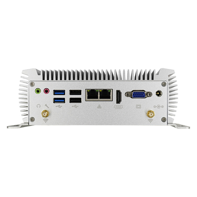 12V Industrial Box PC X86 Embedded Computer Mini PC 6 COM 8 USB With RS232 RS485 RS422