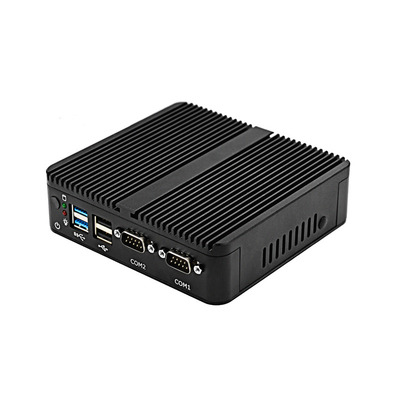 Guter Preis Fanless Mini-COM 2 RJ45 LAN Mini Desktop Computer Celeron J4125 PC-2 DB-9 RS232 online