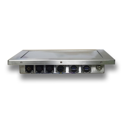 Intel Celeron J4125 Edelstahl-PC mit USB/HDMI/VGA-Schnittstelle