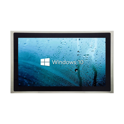 Industrielle Edelstahlplatte PC Voll IP67 Wasserdicht 1000 Nits 2×IP67 USB