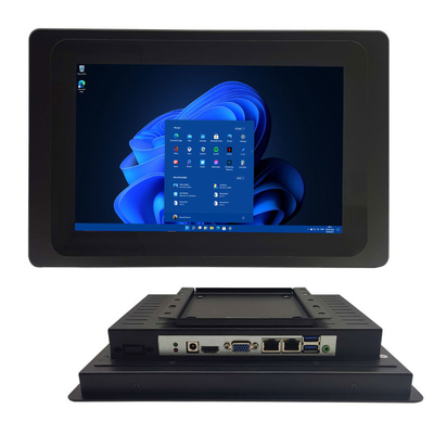Aluminiumlegierung Touch Panel PC Fenster eingebettet mit 350 Nits Helligkeit