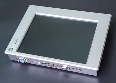 Guter Preis Vorderer USB-Port-schroffe Fingerspitzentablett PC Windows Embedded-Touch Screen Silber-Farbe online