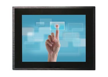 Guter Preis Aluminiumlegierungs-Material 15 Zoll-Touch Screen Monitor mit 6mm ausgeglichenes Glas-Platte online
