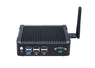 Guter Preis Lebensmittelverarbeitung schroffe industrielle Fanless Mini-PC Unterstützung WIFI und Bluetooth online