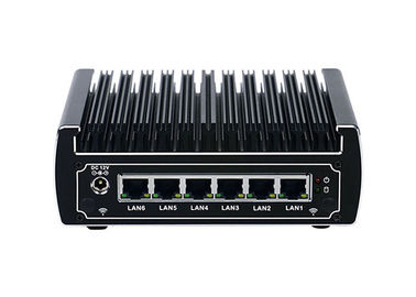 In hohem Grade zuverlässiger Fanless industrieller Computer lärmfrei mit 7 LAN 4 USB 1 HDMI