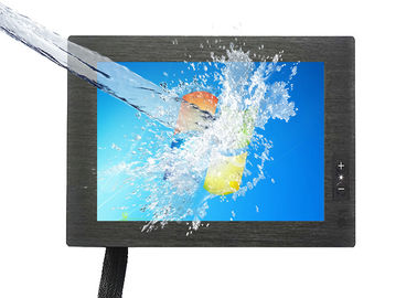 Eine 8 Zoll-verdrahten wasserdichter Noten-Monitor/4 widerstrebende Touch Screen 12-24V Funktions-Spannung