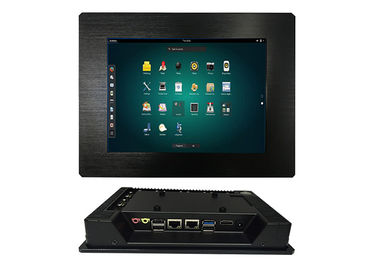 Guter Preis 8 Zoll eingebettetes Fingerspitzentablett PC Aluminiumlegierungs-materielles Linux OS und 5 COM RS232 online