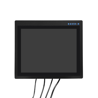 Guter Preis 17 Zoll Voll IP65 1000 Nits Industrieller Berührungsmonitor Optische Bindung BNC Video-Eingang online