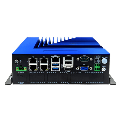 Guter Preis Intel N95/N305 Industrieller Mini-PC mit optionalem IO und 4* POE für die visuelle Inspektion online