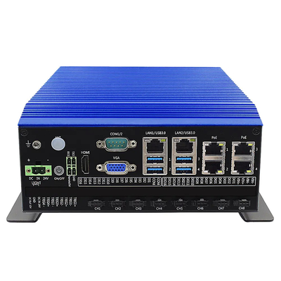Guter Preis Visuelle Inspektion Industrieller Mini-PC mit Intel Core i7-8700 CPU und 2* Intel I225 Netzwerk online