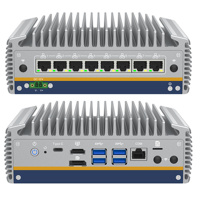 Guter Preis 14. Generation Core Ultra i5/i7 Netzwerksicherheit Mini PC 8*Intel I226 LAN X86 Industrial Firewall Router Pfsense Mini PC online
