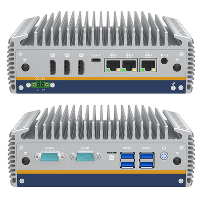 Guter Preis Industrieller eingebetteter PC 12V DC Fanless Mini Box X86 Intel 14th Core Ultra i5/i7 Prozessor Windows 11 Linux Betriebssystem online