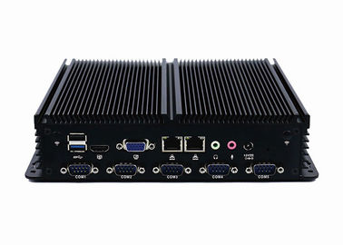 6 Computer-Bord-Intels Baytrial USBs industrielle eingebettete J1900 eingebettete COM Automatisierungs-Kasten PC-6