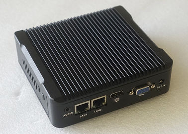 Guter Preis Aluminiumlegierung industrieller Mini-PC bettete Computer Barebone-System Wechselstrom 100 - 240V ein online