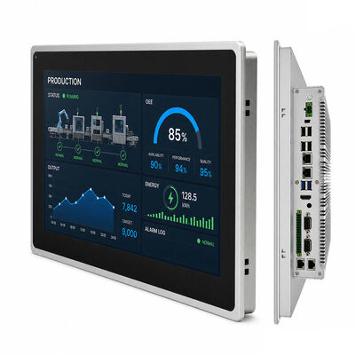 Guter Preis Eingebetteter Touch Panel PC mit 1000 Nits Helligkeit, Front IP65 wasserdicht und weiter Temperaturbereich von -20°C bis 70°C für industrielle Anwendungen online