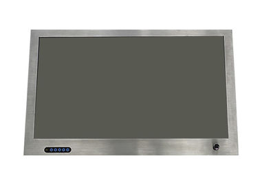Guter Preis 24 Zoll industrieller Lcd-Monitor Mainboard-Edelstahl-Kasten mit Anschluss 12V Phoenix online