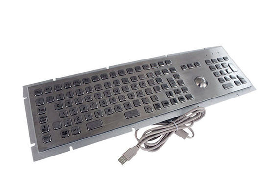 Guter Preis PS2 107 Edelstahl-numerische Tastatur der Schlüssel-IP65 mit Rollkugel online