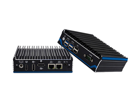 Guter Preis CCC 4096x2160 Fanless Mini Pc Intel J4125 NUC industrieller Mini Computer online