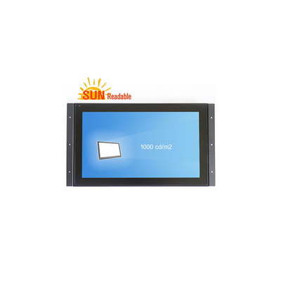 Guter Preis 1000 Nissen-Helligkeits-15,6 Zoll breite Temperatur-Touch Screen Platten-Blendschutzmonitor online