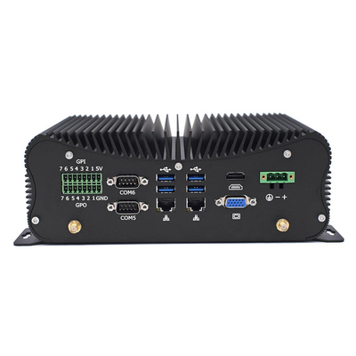 PCIE Fanless industrieller Mini Pc Intel I5 I7 GPIO ND-Turbine 6 Kasten COM 2 Lans 8 USB
