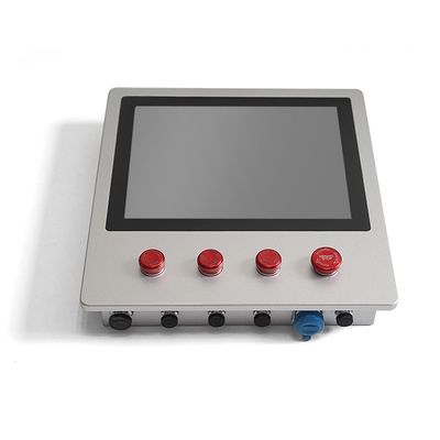 Guter Preis industrieller LCD Monitor IP65 12.1inch imprägniern mit CNC-Knöpfen online