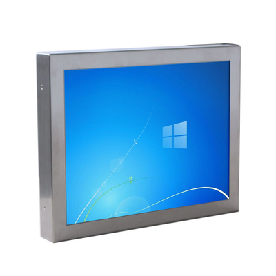 Guter Preis Edelstahl-Rechtssache 21,5 bewegen industrieller Draht-widerstrebenden Touch Screen des LCD-Platten-Monitor-5 Schritt für Schritt fort online